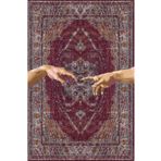 Rugs Modern Halı Mira Eller Figürlü Vintage Dokuma Taban Dekoratif Halı Mira 1475