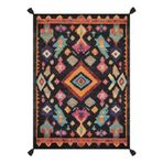 Rugs Modern Halı Nora Art 07 Etnik Püsküllü Pastel Renkli Dokuma Taban Dekoratif Salon Halısı