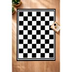 Rugs Modern Halı SDT Dama Temalı Dokuma Taban Modern Dekoratif Halı sdt367