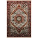 rugs modern Kahve Bej Temalı Çok Renkli Geleneksel Motif Etnik Desenli Vintage Dekoratif Halı 2561, 150 x 300