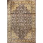 rugs modern Kahve Bej Temalı Geleneksel Motif Etnik Desenli Vintage Dekoratif Halı 3287, 150 x 150