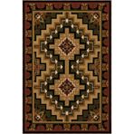 rugs modern Kahve Bej Temalı Geleneksel Motif Etnik Desenli Vintage Dekoratif Halı 3529, 80 x 300