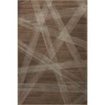 rugs modern Kahverengi Bej Temalı Şerit Soyut Desenli Kreatif Modern Dekoratif Halı 3003, 150 x 300