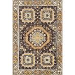 rugs modern Kahverengi Geometrik Desenli Dokuma Taban Halı 4135, 100 x 200