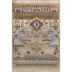 rugs modern Kahverengi Geometrik Geleneksel Dokuma Halı 4028, 150 x 150