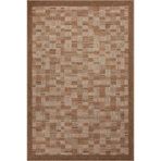 rugs modern Kahverengi Küp Motifli Dekoratif Yıkanabilir Halı Miravip8984, 100 x 100