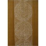 rugs modern Kahverengi Misket Daireli Temalı Desenli Dokuma Taban Halı ve Yıkanabilir Halı miravip9988, 70 x 120