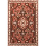 rugs modern Kahverengi Renkli Geometrik Desenli Dekoratif Halı 4061, 140 x 200