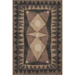 rugs modern Kahverengi Renkli Modern Geometrik Dokuma Taban Halı miravip8121, 120 x 200