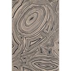 rugs modern Kahverengi Renkli Temalı Çizgili Desenli Dokuma Taban ve Yıkanabilir Halı miravip9534, 150 x 300