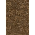 rugs modern Kahverengi Renkte Geleneksel Dokuma Taban Halı 4013, 75 x 200
