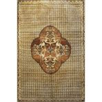 rugs modern Kahverengi Temalı Geleneksel Motif Desenli Vintage Dekoratif Halı 3309, 120 x 200
