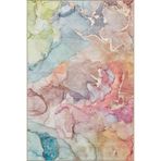 rugs modern Kahverengi Yaprak Desenli Dekoratif Yıkanabilir Halı miravip8425, 100 x 150