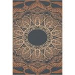 rugs modern Kahverengi Yıldız Dokuma Taban Halı ve Yıkanabilir Halı miravip10347, 140 x 200