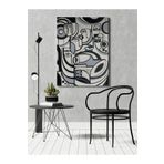 rugs modern Kanvas Tablo Gözler Çizimli Desenli Temalı Tablo, 60 x 90
