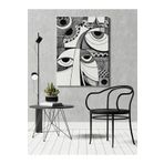 rugs modern Kanvas Tablo Gözler Desenli Temalı Tablo, 70 x 100