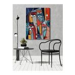 rugs modern Kanvas Tablo Renkli Gözler Temalı Desenli Temalı Tablo, 50 x 70