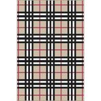 rugs modern Kare Desenli Geometrik Dokuma Taban ve Dekoratif Yıkanabilir Halı miravip8512, 100 x 150