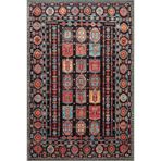 rugs modern Kareli Daireli Geometrik Desenli Desenli Dekoratif Halı 4112, 100 x 250