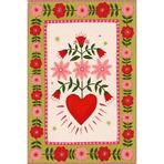 rugs modern Karışık Renkli Çiçekli Geometrik Desenli Dokuma Taban Halı 3729, 120 x 200