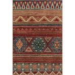 rugs modern Karışık Renkli Geometrik Desenli Dokuma Taban Halı 4119, 150 x 150