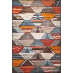 rugs modern Karışık Renkli Geometrik Etnik Temalı Desenli Dokuma Taban Halı ve Yıkanabilir Halı miravip10074, 120 x 200