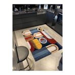 rugs modern Karşık Renkli Geometrik Desenli Dekoratif Dokuma Taban Halı miravip506, 120 x 200