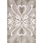 rugs modern Kelebek Temalı Soft Desenli Dokuma Taban Halı ve Yıkanabilir Halı miravip10116, 75 x 240