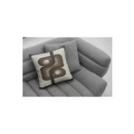 rugs modern Kırlent Kılıfı 999 Kahverengi Bej Soyut Desenli, 45 x 45