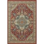 rugs modern Kırmızı Geometrik Desenli Dokuma Taban Halı ve Yıkanabilir Halı aloha128, 155 x 230