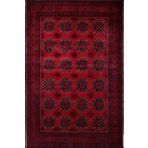 rugs modern Kırmızı Geometrik Modern Baklava Desenli Dokuma Taban Ve Dekoratif Halı Miravip95, 150 x 150