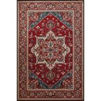 rugs modern Kırmızı Mavi Renkli Yıldızlı Geleneksel Modern Dokuma Taban ve Dekoratif Halı miravip106, 100 x 200