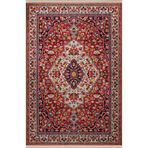 rugs modern Kırmızı Temalı Çok Renkli Geleneksel Motif Etnik Çiçek Desenli Vintage Dekoratif Halı 2472, 80 x 150