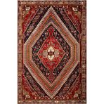 rugs modern Kırmızı Üçgen Renkli Geometrik Geleneksel Modern Desenli Dokuma Taban Ve Dekoratif Halı Miravip84, 120 x 120