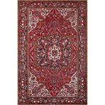 rugs modern Kırmızı ve Beyaz Renklerde Floral Geleneksel Dekoratif Dokuma Taban Halı miravip18, 100 x 150
