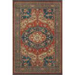 rugs modern Kırmızı Yıldızlı Geleneneksel Dokuma Taban Yıkanabilir Halı miravip9136, 100 x 150