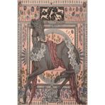 rugs modern Köpek Hayvan Renkli Desenli Dokuma Taban miravip710, 75 x 150