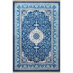 rugs modern Koyu Mavi Temalı Geleneksel Motif Etnik Desenli Vintage Dekoratif Halı 2577, 140 x 200