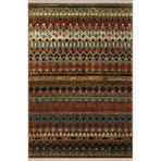 rugs modern Koyu Ton Çok Renkli Geometrik Şekil Desenli Kreatif Vintage Dekoratif Halı 2635, 80 x 300