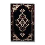 rugs modern Koyu Yeşil Antik Tasarım Serisi Bordo Desenli Vintage Dekoratif Halı antik37, antik37-75150