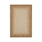 rugs modern Krem Kahve Bej Çerçeveli Klasik Dokuma Taban Dijital Baskılı Halı Mira 1366, 155 x 230
