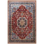 rugs modern Mavi Bordo Temalı Çok Renkli Geleneksel Motif Etnik Desenli Kreatif Vintage Dekoratif Halı 2384, 80 x 300