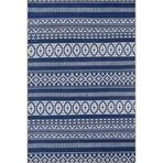 rugs modern Mavi Temalı Karma Geometrik Desenli Kreatif Modern Dekoratif Halı 4560, 120 x 120