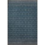 rugs modern Mavi Temalı Motifli Etnik Figür Desenli Vintage Dekoratif Halı 3917, 100 x 250