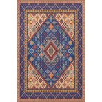 rugs modern Mavi Tonlarda Etnik Desenli Dokuma Taban Halı 4297, 120 x 200