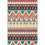 rugs modern Mavi Turuncu Temalı Geometrik Şekil Desenli Modern Dekoratif Halı 4684, 75 x 300