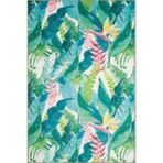 rugs modern Mavi Yeşil Temalı Bitki Çiçek Desenli Kreatif Modern Dekoratif Halı 5035, 120 x 180
