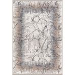 rugs modern Mermer Geometrik Desenli Dokuma Taban Halı Ve Yıkanabilir Halı Miravip10056, 150 x 150