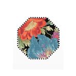 rugs modern Mira 1040 Sekizgen Dama Desen Çiçekli Dokuma Taban Halı, 150 x 150