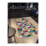 rugs modern Mira 1080 Çok Renkli Etnik Tema Dokuma Taban Halı, 155 x 230